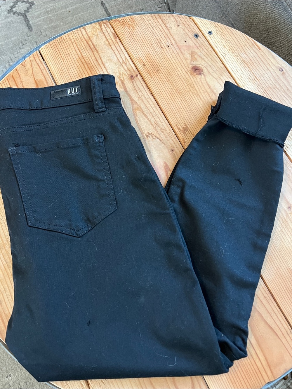 Kut from the Kloth Black Slim Jeans. 12